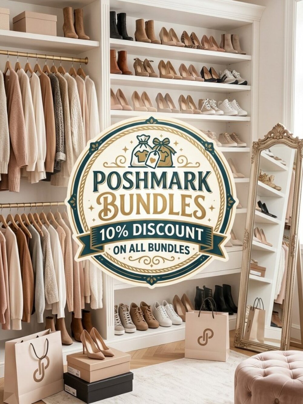 Get 10% Off When you Bundle more than 1 Item in our Closet